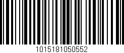 Código de barras (EAN, GTIN, SKU, ISBN): '1015181050552'