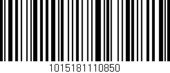 Código de barras (EAN, GTIN, SKU, ISBN): '1015181110850'