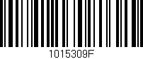 Código de barras (EAN, GTIN, SKU, ISBN): '1015309F'