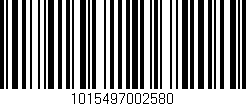 Código de barras (EAN, GTIN, SKU, ISBN): '1015497002580'
