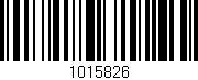 Código de barras (EAN, GTIN, SKU, ISBN): '1015826'