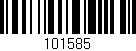 Código de barras (EAN, GTIN, SKU, ISBN): '101585'