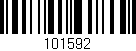 Código de barras (EAN, GTIN, SKU, ISBN): '101592'