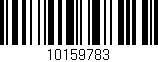 Código de barras (EAN, GTIN, SKU, ISBN): '10159783'