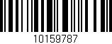 Código de barras (EAN, GTIN, SKU, ISBN): '10159787'