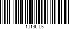 Código de barras (EAN, GTIN, SKU, ISBN): '10160.05'