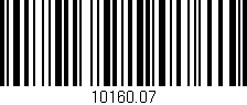 Código de barras (EAN, GTIN, SKU, ISBN): '10160.07'