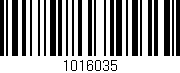 Código de barras (EAN, GTIN, SKU, ISBN): '1016035'