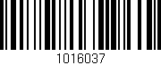 Código de barras (EAN, GTIN, SKU, ISBN): '1016037'