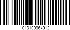 Código de barras (EAN, GTIN, SKU, ISBN): '1016109964012'