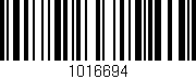Código de barras (EAN, GTIN, SKU, ISBN): '1016694'
