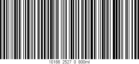 Código de barras (EAN, GTIN, SKU, ISBN): '10166_2527_0_800ml'
