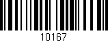 Código de barras (EAN, GTIN, SKU, ISBN): '10167'