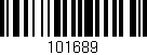 Código de barras (EAN, GTIN, SKU, ISBN): '101689'