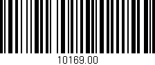 Código de barras (EAN, GTIN, SKU, ISBN): '10169.00'