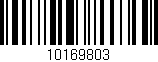 Código de barras (EAN, GTIN, SKU, ISBN): '10169803'