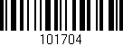 Código de barras (EAN, GTIN, SKU, ISBN): '101704'