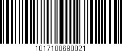 Código de barras (EAN, GTIN, SKU, ISBN): '1017100680021'