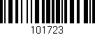 Código de barras (EAN, GTIN, SKU, ISBN): '101723'