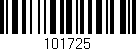 Código de barras (EAN, GTIN, SKU, ISBN): '101725'