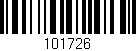 Código de barras (EAN, GTIN, SKU, ISBN): '101726'