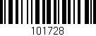 Código de barras (EAN, GTIN, SKU, ISBN): '101728'