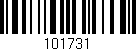 Código de barras (EAN, GTIN, SKU, ISBN): '101731'
