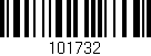 Código de barras (EAN, GTIN, SKU, ISBN): '101732'