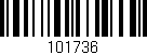 Código de barras (EAN, GTIN, SKU, ISBN): '101736'