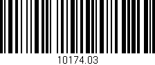 Código de barras (EAN, GTIN, SKU, ISBN): '10174.03'