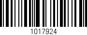 Código de barras (EAN, GTIN, SKU, ISBN): '1017924'