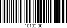 Código de barras (EAN, GTIN, SKU, ISBN): '10182.00'