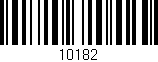 Código de barras (EAN, GTIN, SKU, ISBN): '10182'