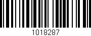 Código de barras (EAN, GTIN, SKU, ISBN): '1018287'