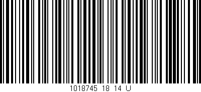 Código de barras (EAN, GTIN, SKU, ISBN): '1018745_18_14_U'