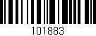 Código de barras (EAN, GTIN, SKU, ISBN): '101883'