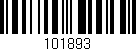 Código de barras (EAN, GTIN, SKU, ISBN): '101893'