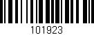 Código de barras (EAN, GTIN, SKU, ISBN): '101923'