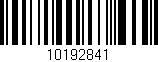 Código de barras (EAN, GTIN, SKU, ISBN): '10192841'