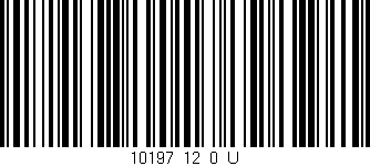 Código de barras (EAN, GTIN, SKU, ISBN): '10197_12_0_U'
