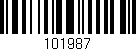 Código de barras (EAN, GTIN, SKU, ISBN): '101987'