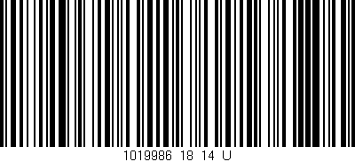 Código de barras (EAN, GTIN, SKU, ISBN): '1019986_18_14_U'