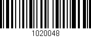 Código de barras (EAN, GTIN, SKU, ISBN): '1020048'