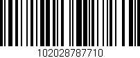 Código de barras (EAN, GTIN, SKU, ISBN): '102028787710'