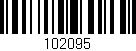 Código de barras (EAN, GTIN, SKU, ISBN): '102095'