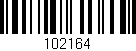 Código de barras (EAN, GTIN, SKU, ISBN): '102164'