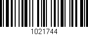 Código de barras (EAN, GTIN, SKU, ISBN): '1021744'
