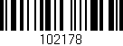 Código de barras (EAN, GTIN, SKU, ISBN): '102178'