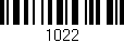 Código de barras (EAN, GTIN, SKU, ISBN): '1022'