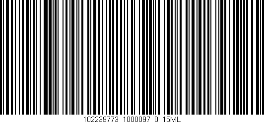 Código de barras (EAN, GTIN, SKU, ISBN): '102239773_1000097_0_15ML'